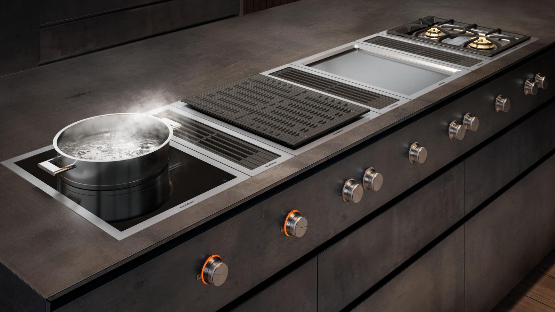 Inspiratiehuis Gaggenau Vario kookplaat