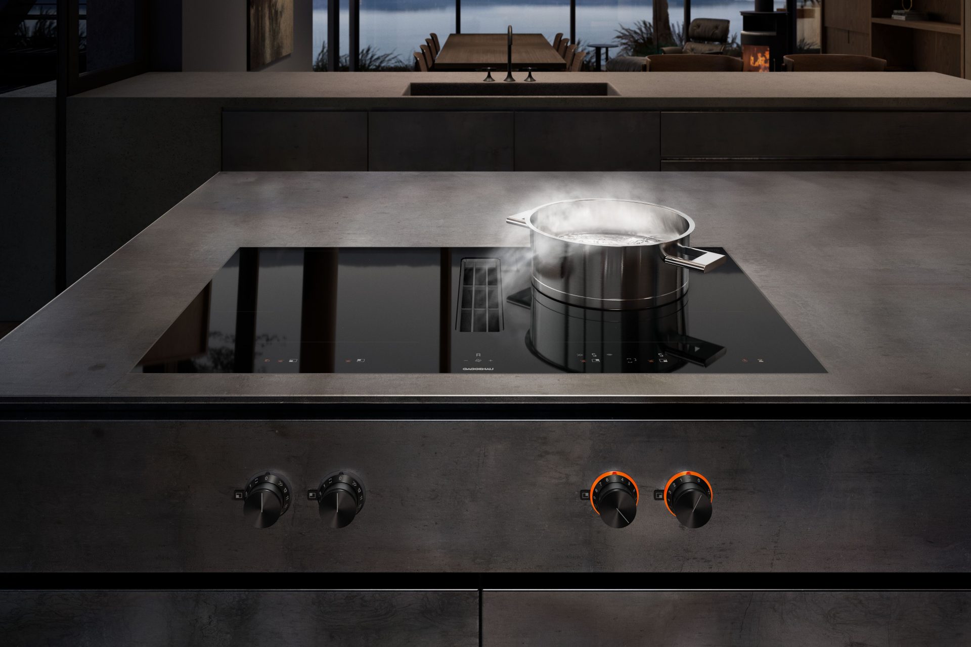 Gaggenau kookplaat showroom