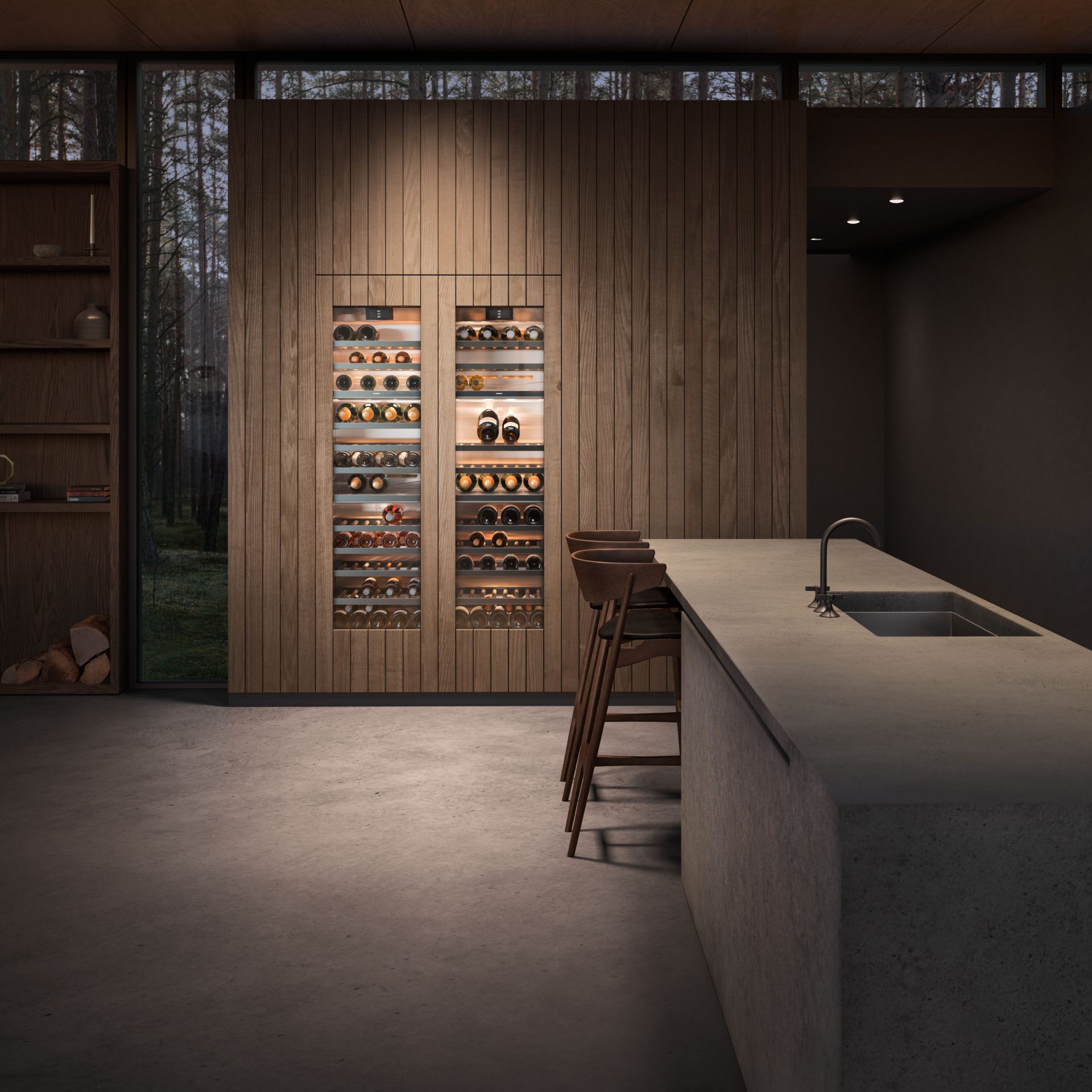 Gaggenau wijnkoeler showroom