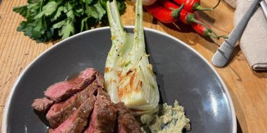 Inspiratiehuis - recept - Lamsfilet met cannelinicreme en geroosterde venkel