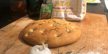 Inspiratiehuis - recept - Focaccia met knoflook en rozemarijn