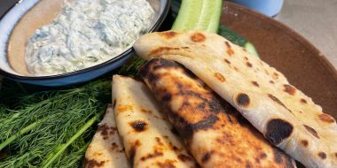 Inspiratiehuis - recept - Tzaziki met Naanbrood