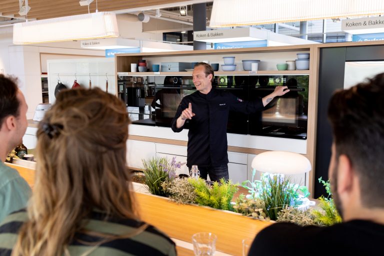 Koken met Bosch in inspiratiehuis showroom